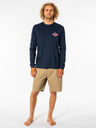 Rip Curl Tmavě modré pánské tričko s potiskem Rip Curl
