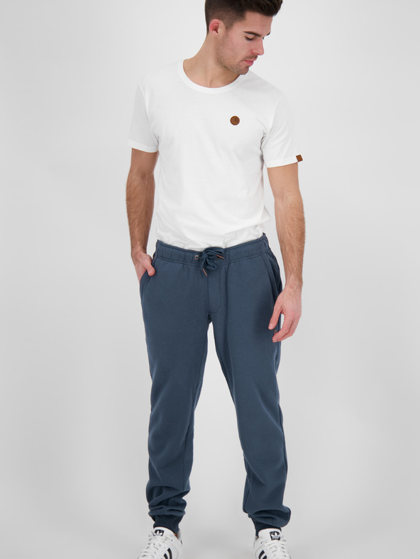 Alife and Kickin Tmavě modré pánské tepláky Alife and Kickin