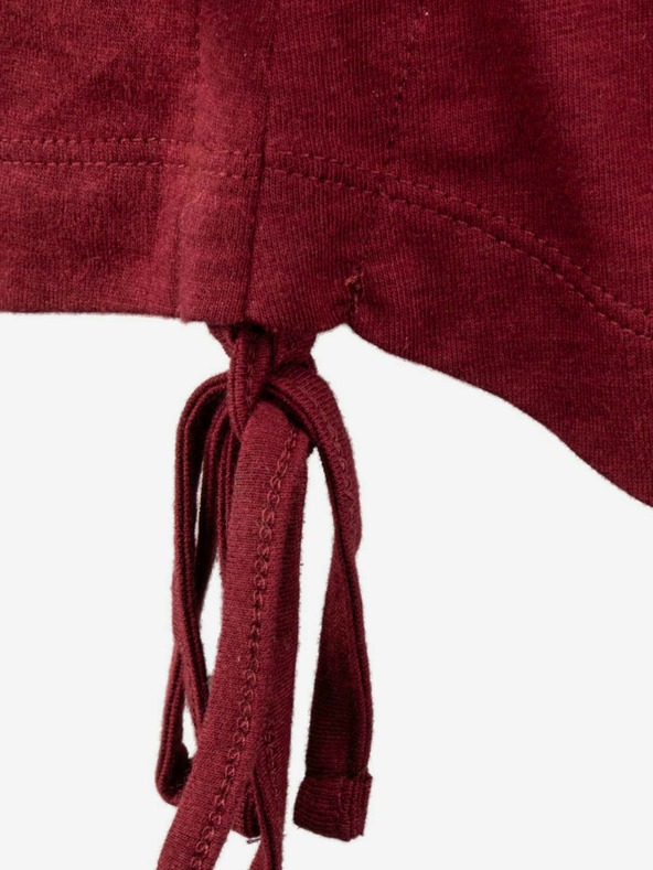 ALPINE PRO Vínové dámské tričko ALPINE PRO AIKA