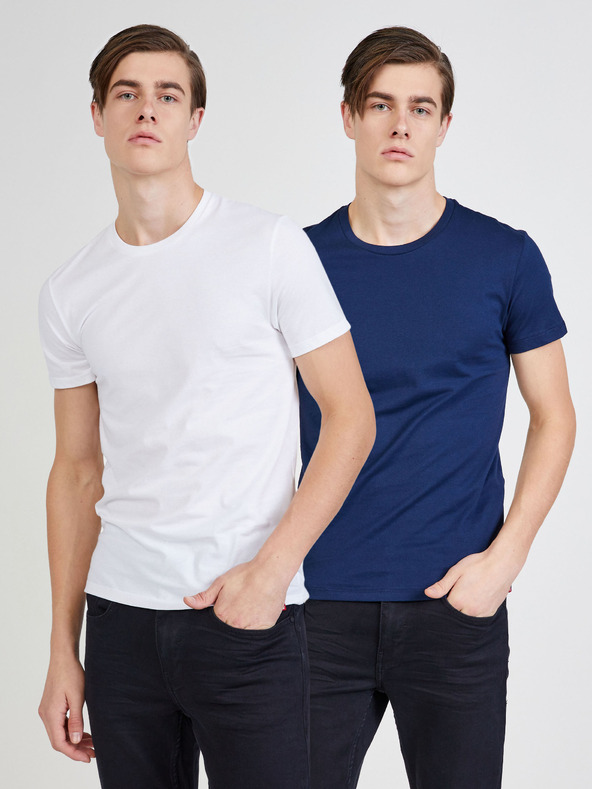 Levi's® Sada dvou pánských triček v bílé a modré barvě Levi's® The Perfect