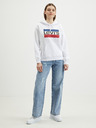 Levi's® Bílá dámská mikina s kapucí Levi's®