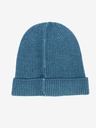 Blauer Modrá pánská žebrovaná vlněná čepice Blauer