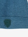 Blauer Modrá pánská žebrovaná vlněná čepice Blauer