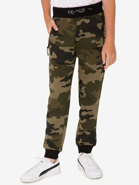 Sam 73 Khaki klučičí army tepláky SAM 73 Lee