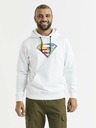 Celio Bílá pánská mikina s potiskem Celio Lvemansw