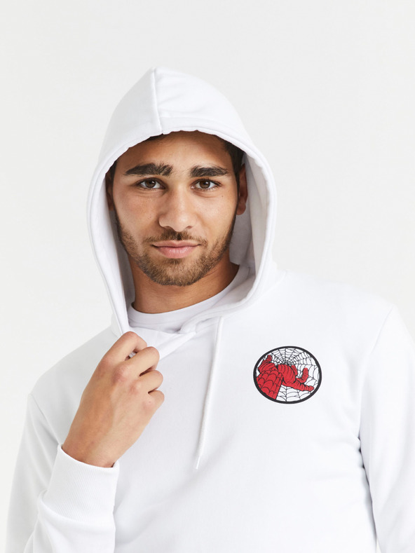 Celio Bílá pánská mikina Celio Lvespidsw