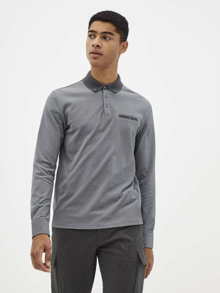 Celio Šedé polo triko Celio Seclasseml