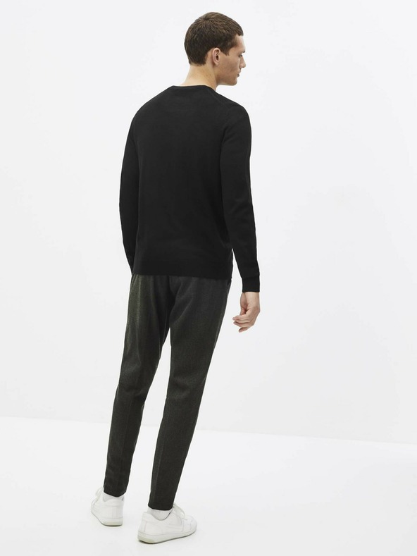 Celio Černý vlněný svetr Celio Semeriv