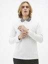 Celio Bílé polo triko Celio Sessicoml