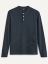 Celio Tmavě modré tričko Celio Sewaffle