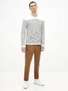 Celio Modro-bílý pánský pruhovaný svetr Celio