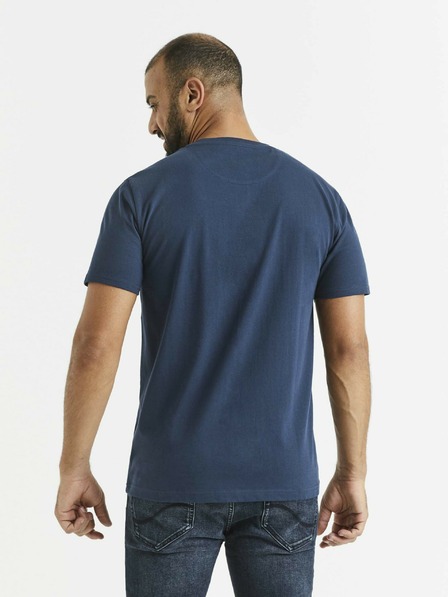 Celio Tmavě modré pánské tričko s potiskem Celio
