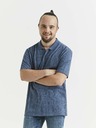 Celio Modré pánské vzorované polo tričko Celio