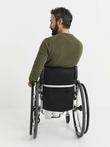 Celio Khaki pánský vzorovaný svetr Celio