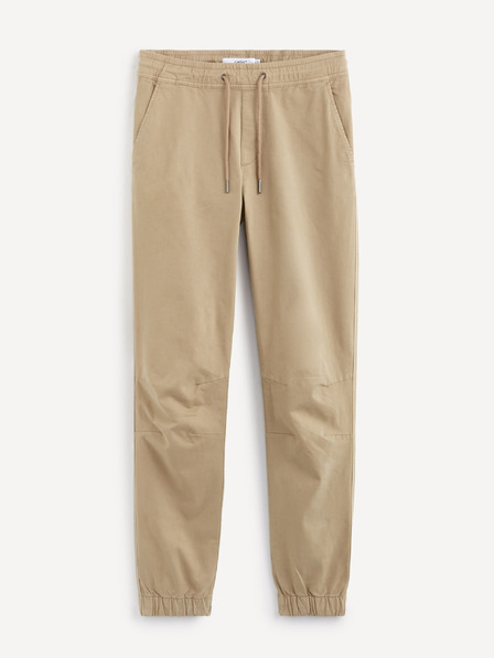 Celio Béžové pánské kalhoty Celio