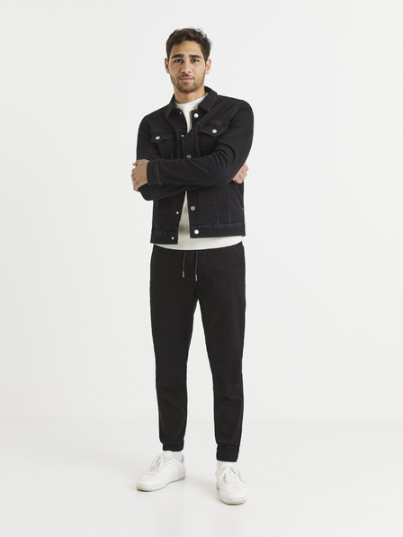 Celio Černé pánské kalhoty Celio