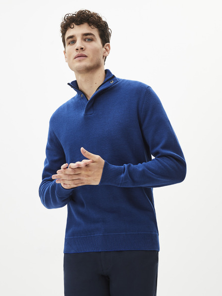 Celio Modrý svetr Celio Perome