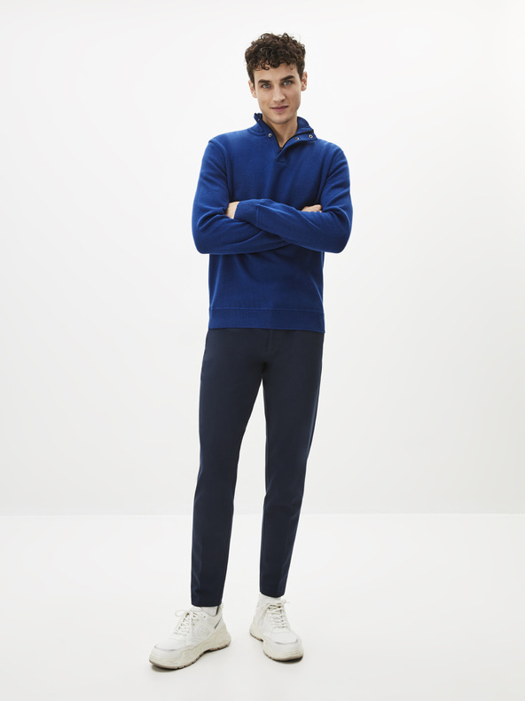 Celio Modrý svetr Celio Perome