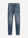 Celio Tmavě modré straight fit džíny Celio Sonewfit