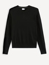 Celio Černý basic svetr Celio Sebase