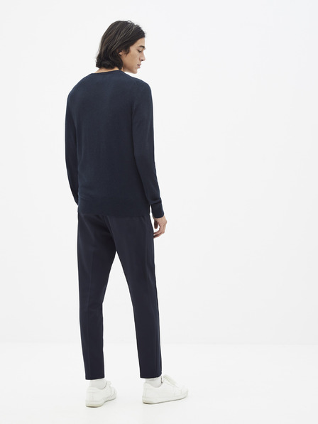 Celio Tmavě modrý basic svetr Celio Sebase
