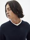 Celio Tmavě modrý basic svetr Celio Sebase