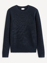 Celio Tmavě modrý basic svetr Celio Seven