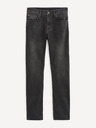 Celio Černé straight fit džíny Celio Voblack5