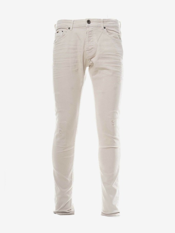 GAS Krémové pánské skinny fit džíny GAS Norton Carrot