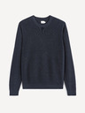 Celio Tmavě modrý basic svetr Celio Tepic