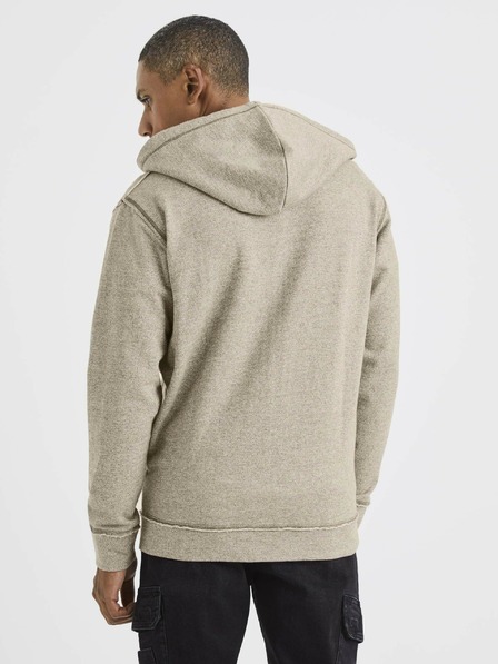 Celio Světle šedá basic mikina Celio Vemoulino