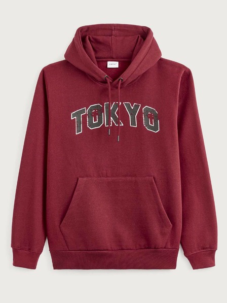 Celio Vínová mikina s kapucí Celio Vetokyo