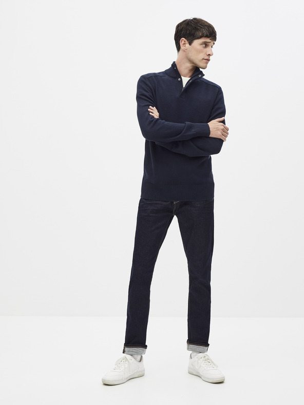 Celio Tmavě modrý svetr Celio Serome