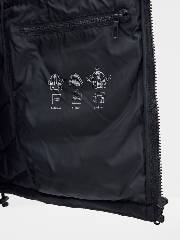 Celio Tmavě modrá prošívaná bunda Celio Sucolor