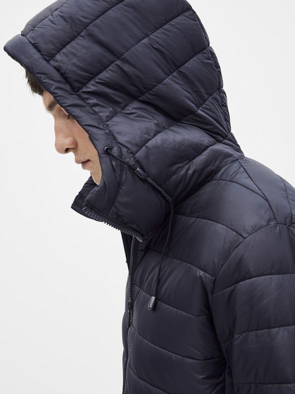 Celio Tmavě modrá prošívaná bunda Celio Sucolor