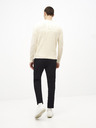 Celio Bílý basic svetr Celio Tepic
