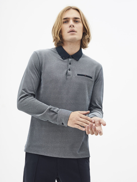 Celio Modré polo tričko Celio Seclasseml