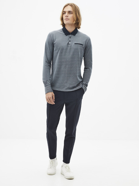 Celio Modré polo tričko Celio Seclasseml