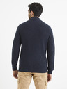 Celio Tmavě modrá basic mikina Celio Vezipper