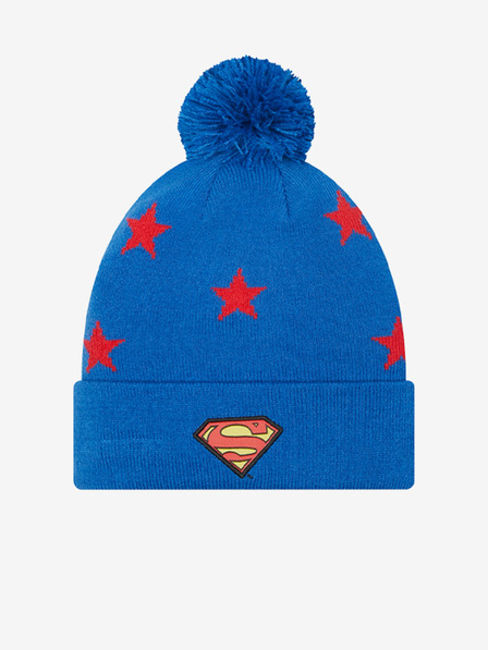 New Era Červeno-modrý klučičí vzorovaný kulich New Era Star Bobble