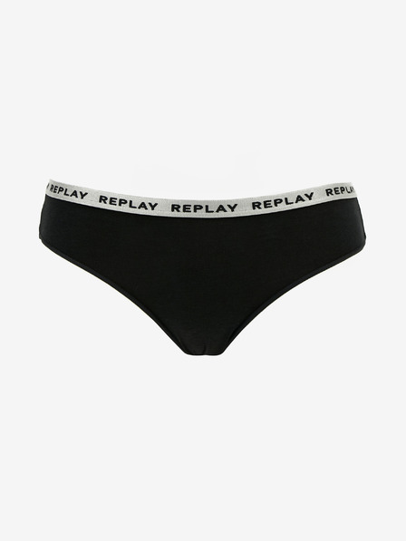 Replay Sada dvou kalhotek v černé a šedé barvě Replay