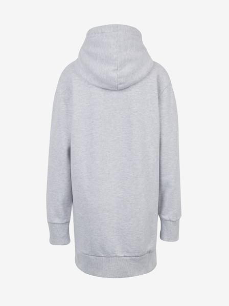 SuperDry Šedé dámské mikinové šaty Superdry T&F Hood