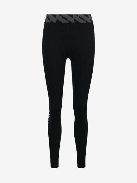 SuperDry Černé dámské sportovní legíny s nápisem Superdry