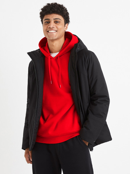Celio Černá pánská bunda Celio Vuhero