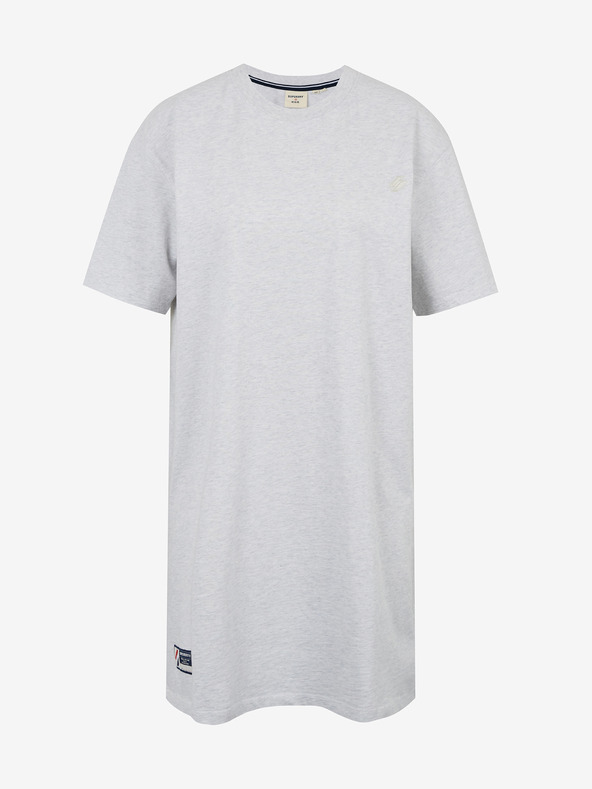 SuperDry Světle šedé šaty Superdry Code T-Shirt Dress