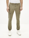 Celio Khaki pánské kalhoty Celio Solyte