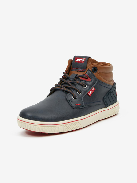 Levi's® Hnědo-černé klučičí tenisky Levi's® New Portland