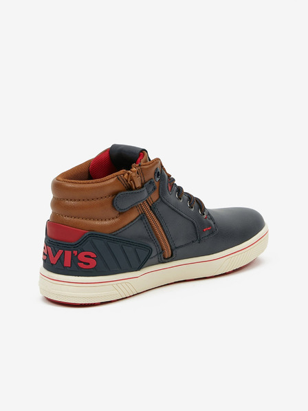 Levi's® Hnědo-černé klučičí tenisky Levi's® New Portland