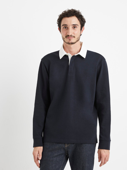 Celio Tmavě modré pánské polo tričko Celio Vemix