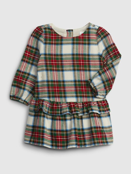 GAP Baby kostkované šaty set GAP